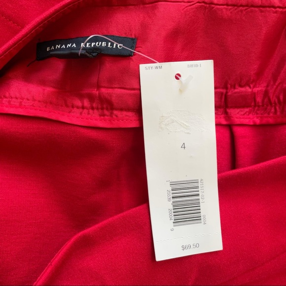Banana Republic Red Mini Skirt - Picture 4 of 6